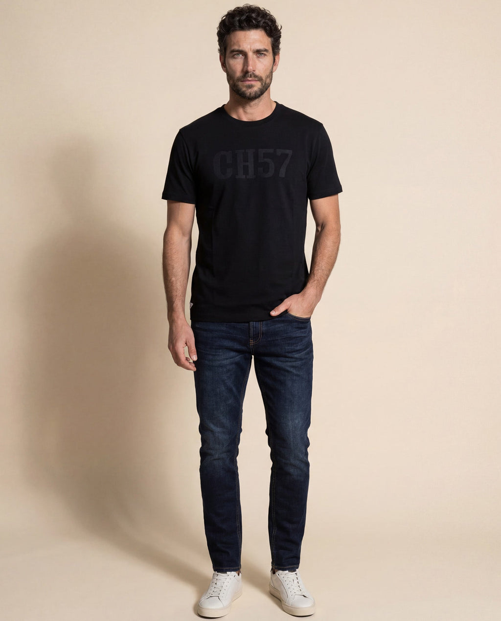 Mens Classic Fit Graphic T-Shirt - Black 63_645G140_NEG194007_4