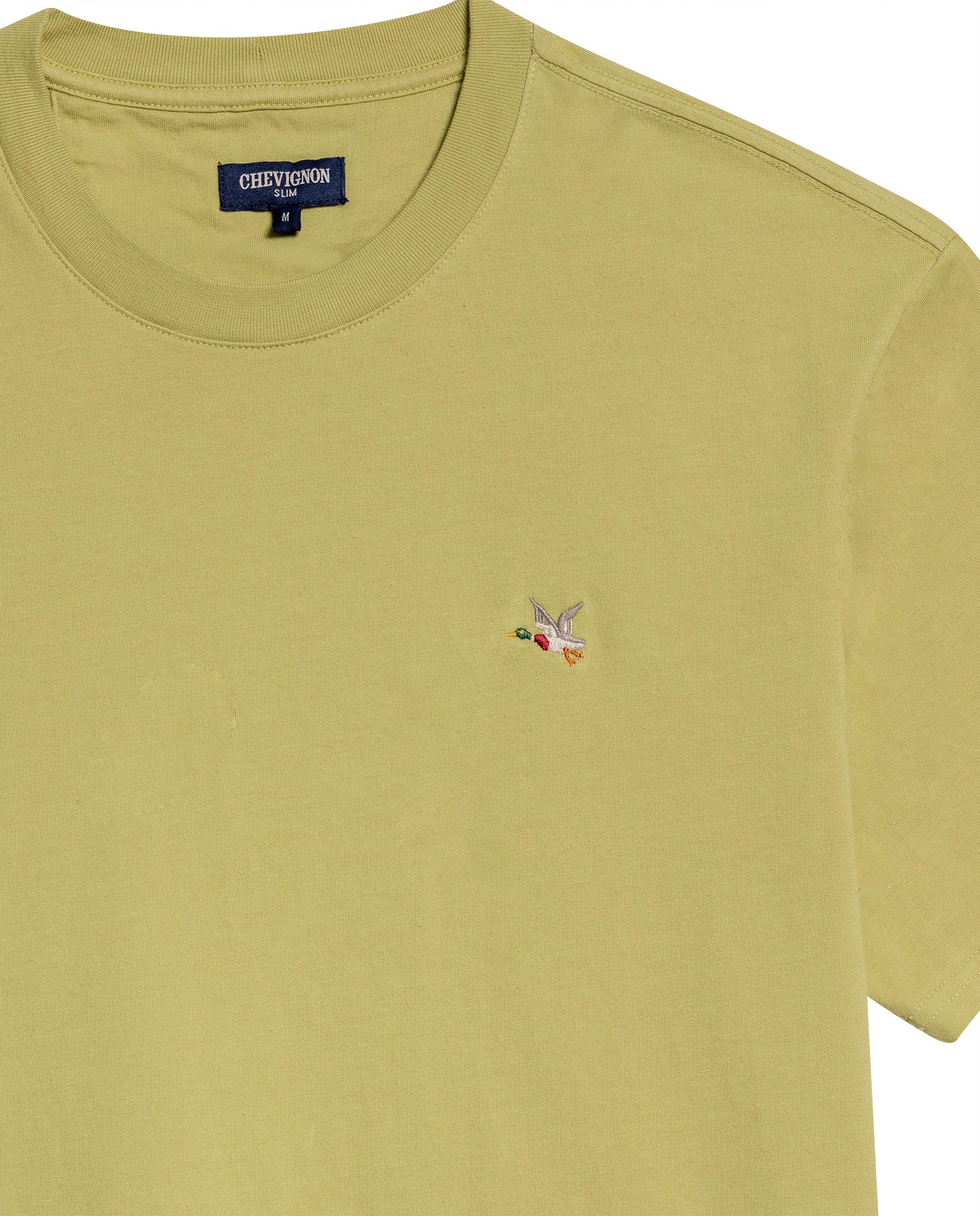 Men's Slim Fit Crew Neck T-shirt in Cotton Stretch Blend, Navigate - 7