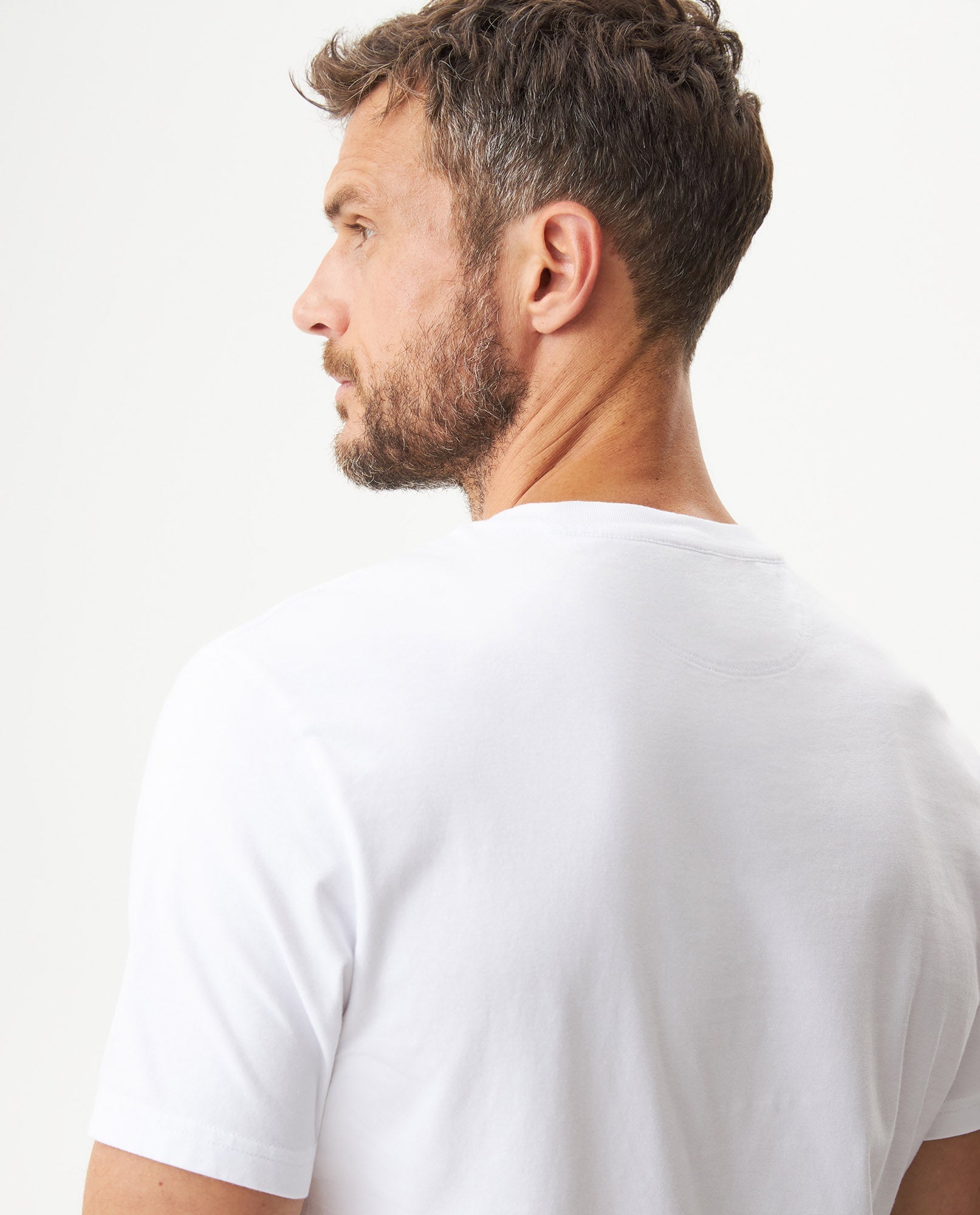 Men's Graphic Slim Fit T-shirt in Cotton, Harbor - 6