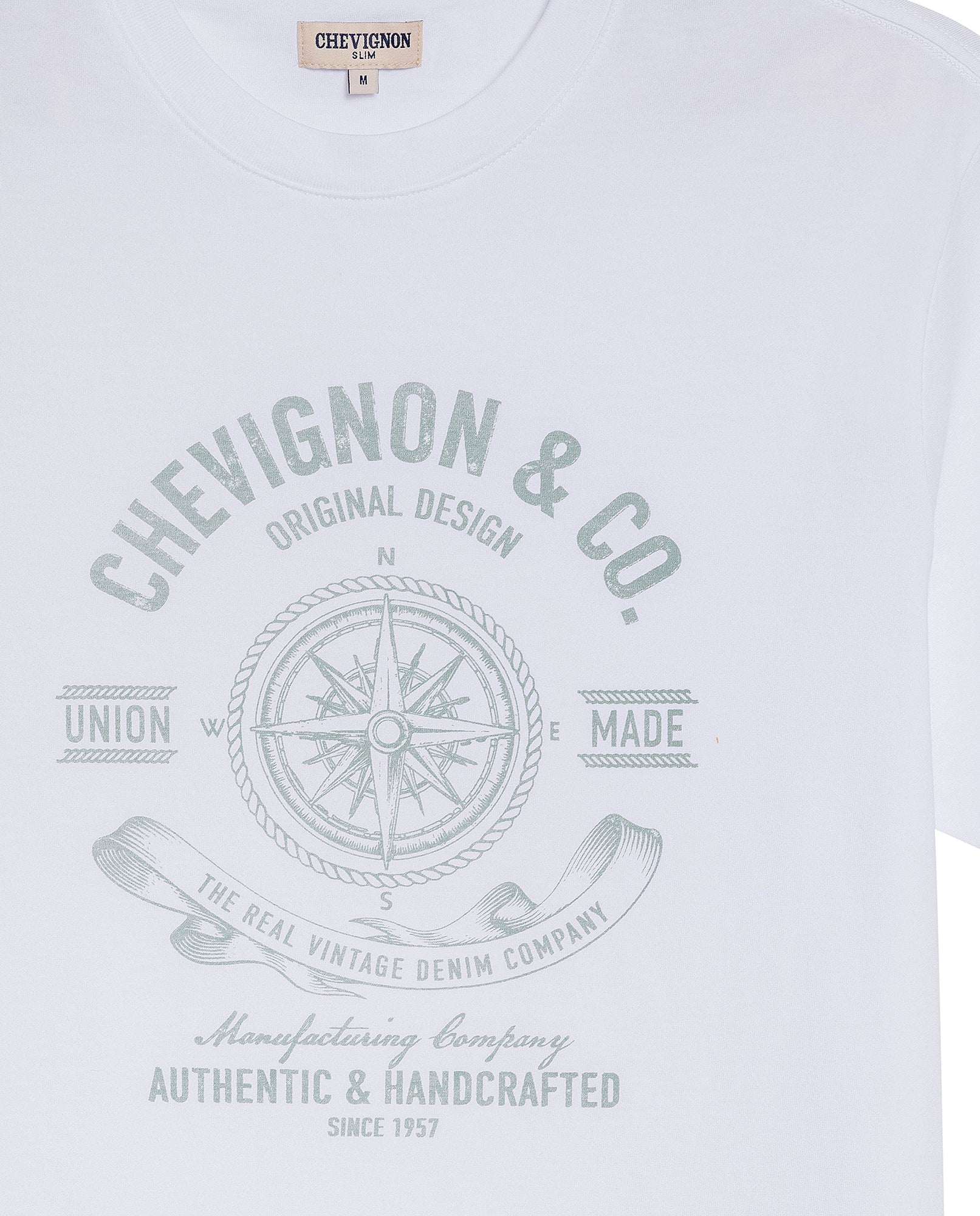 Men's Graphic Slim Fit T-shirt in Cotton, Harbor - 7