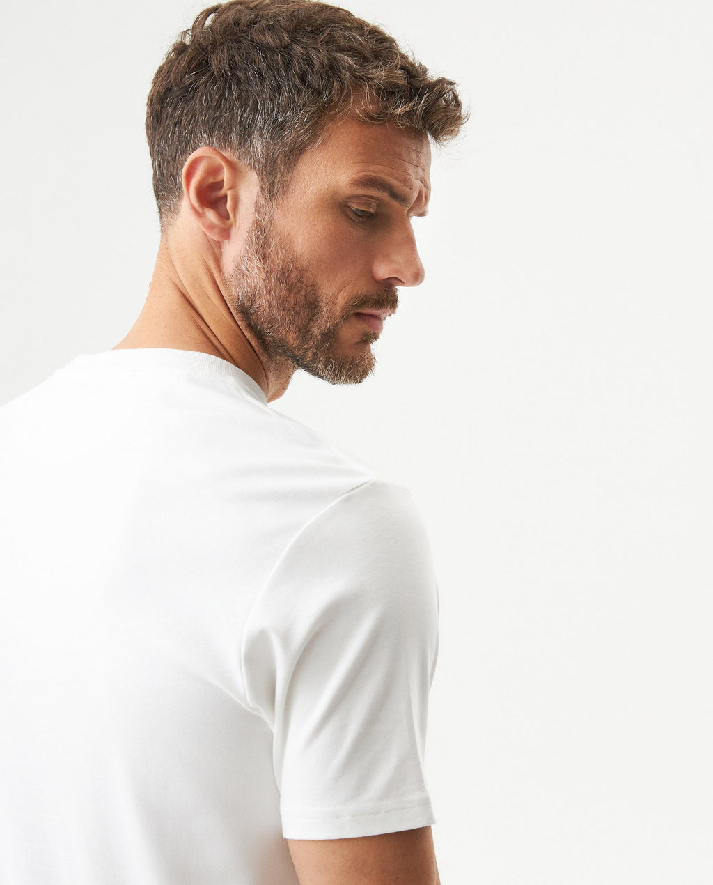 Men's Slim Fit Short Sleeve T-shirt in Cotton, Sailor - 6