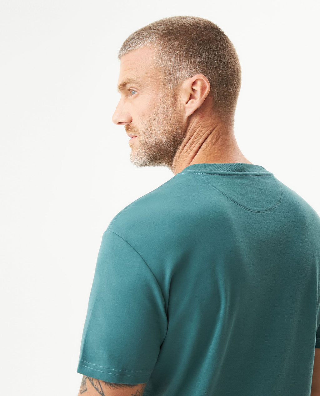 Men's Slim Fit Short Sleeve T-shirt in Cotton, Sailor - 6