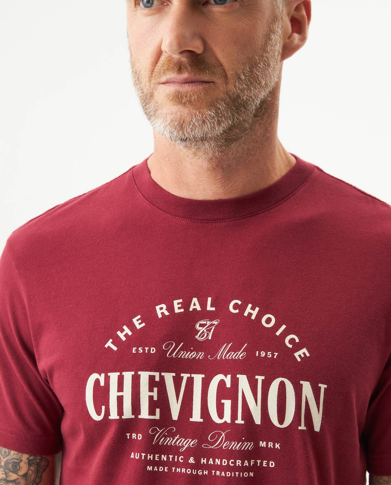 Men's Slim Fit T-shirt in Cotton, Mariner - 4