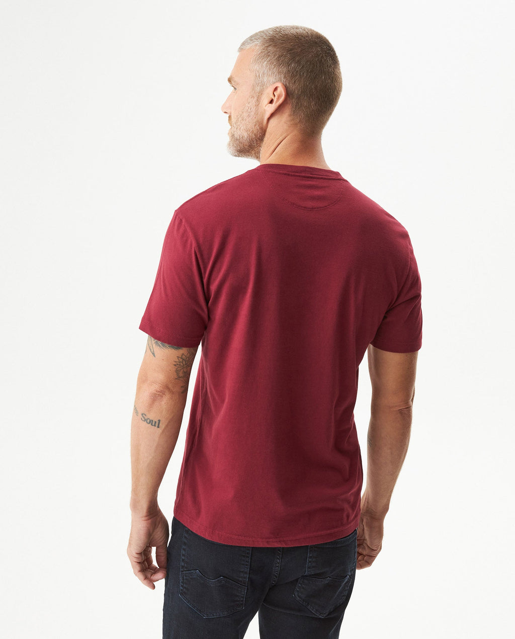 Men's Slim Fit T-shirt in Cotton, Mariner - 5