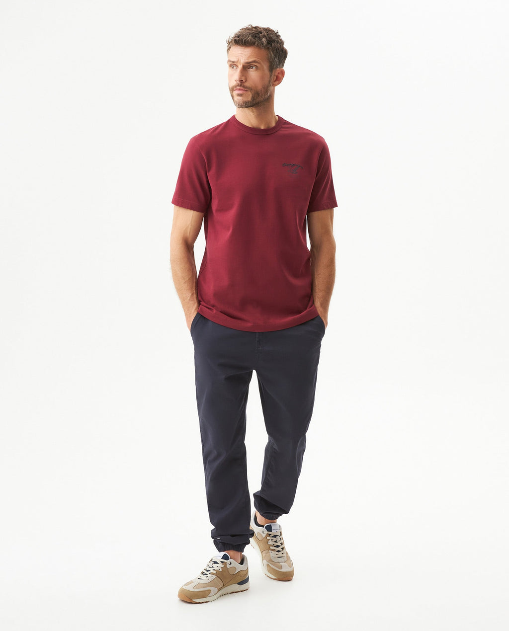 Men's Classic Fit T-shirt in Cotton, Boatyard - 3