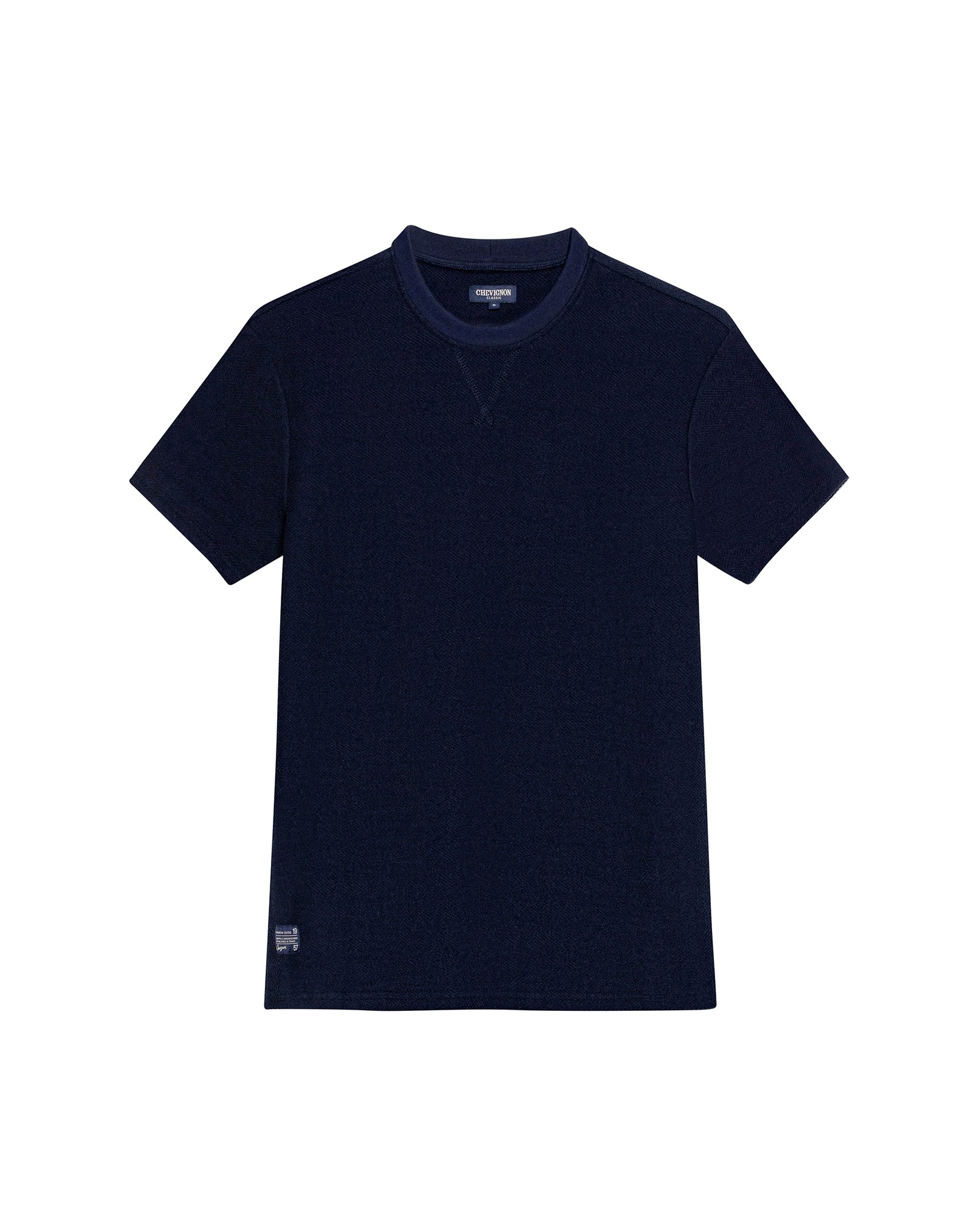 Men's Classic Fit T-shirt in Cotton Stretch Blend, Seaport 649G014 - 2