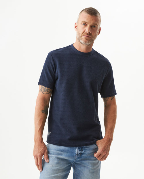 Men's Classic Fit T-shirt in Cotton Stretch Blend, Seaport 649G014 - 1