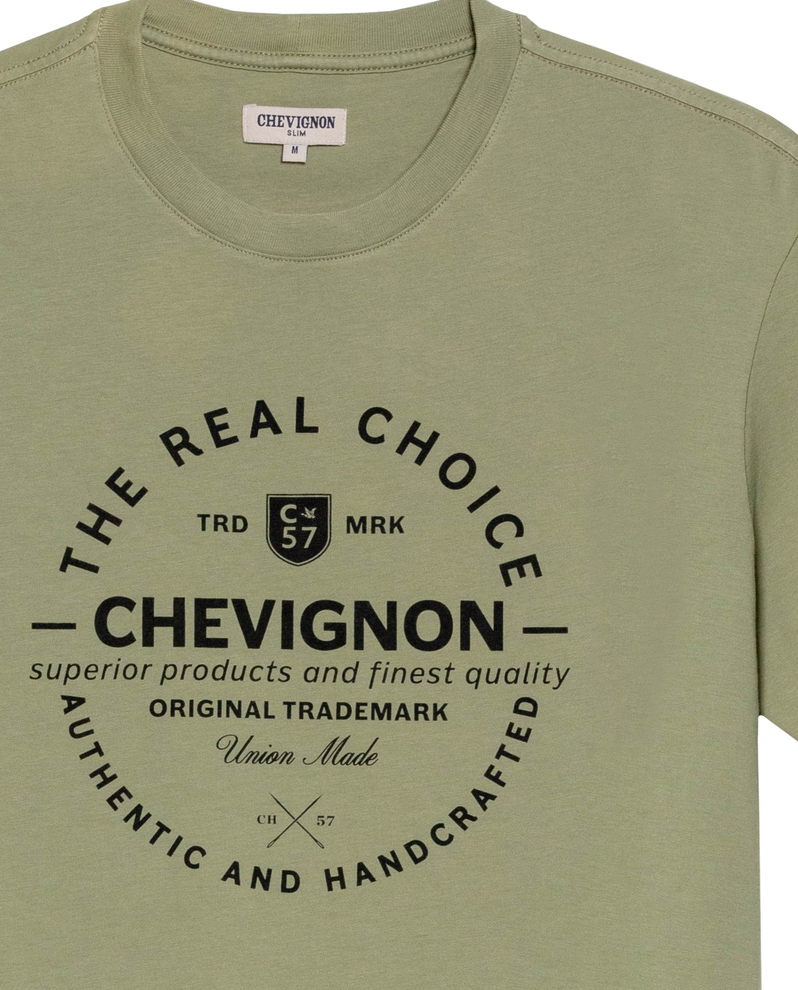 Men's Slim Fit Short Sleeve T-shirt in Cotton, Festive - 7