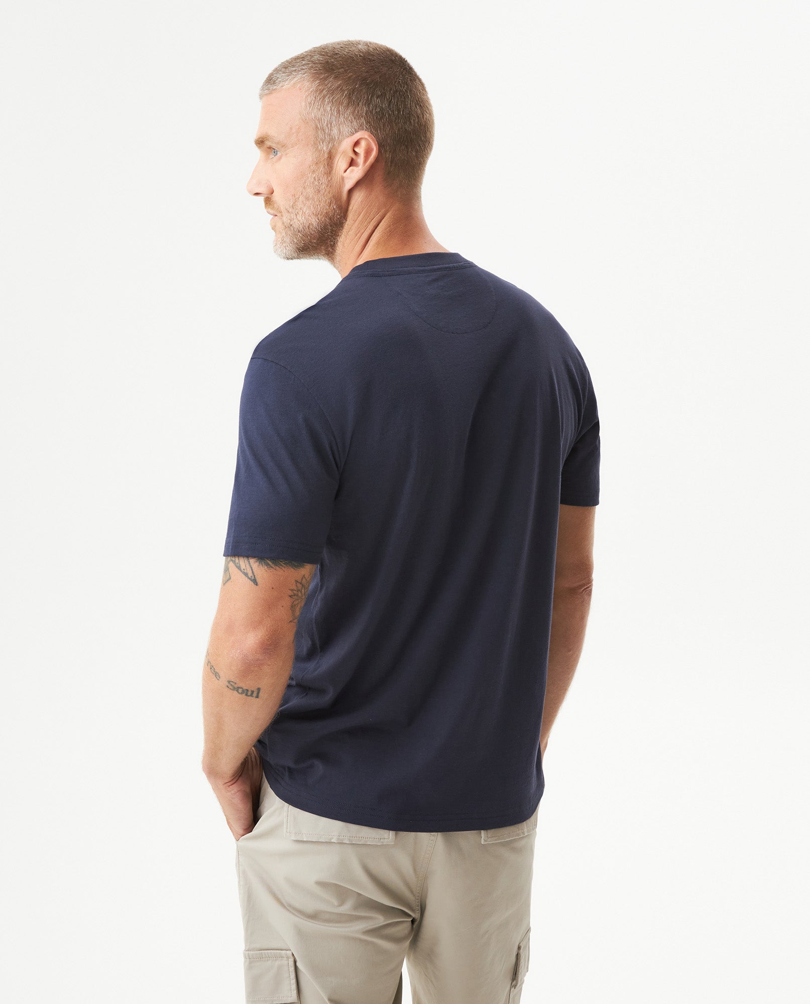 Men's Essential Slim Fit Short Sleeve T-shirt in Pima Cotton, Heritage - 5