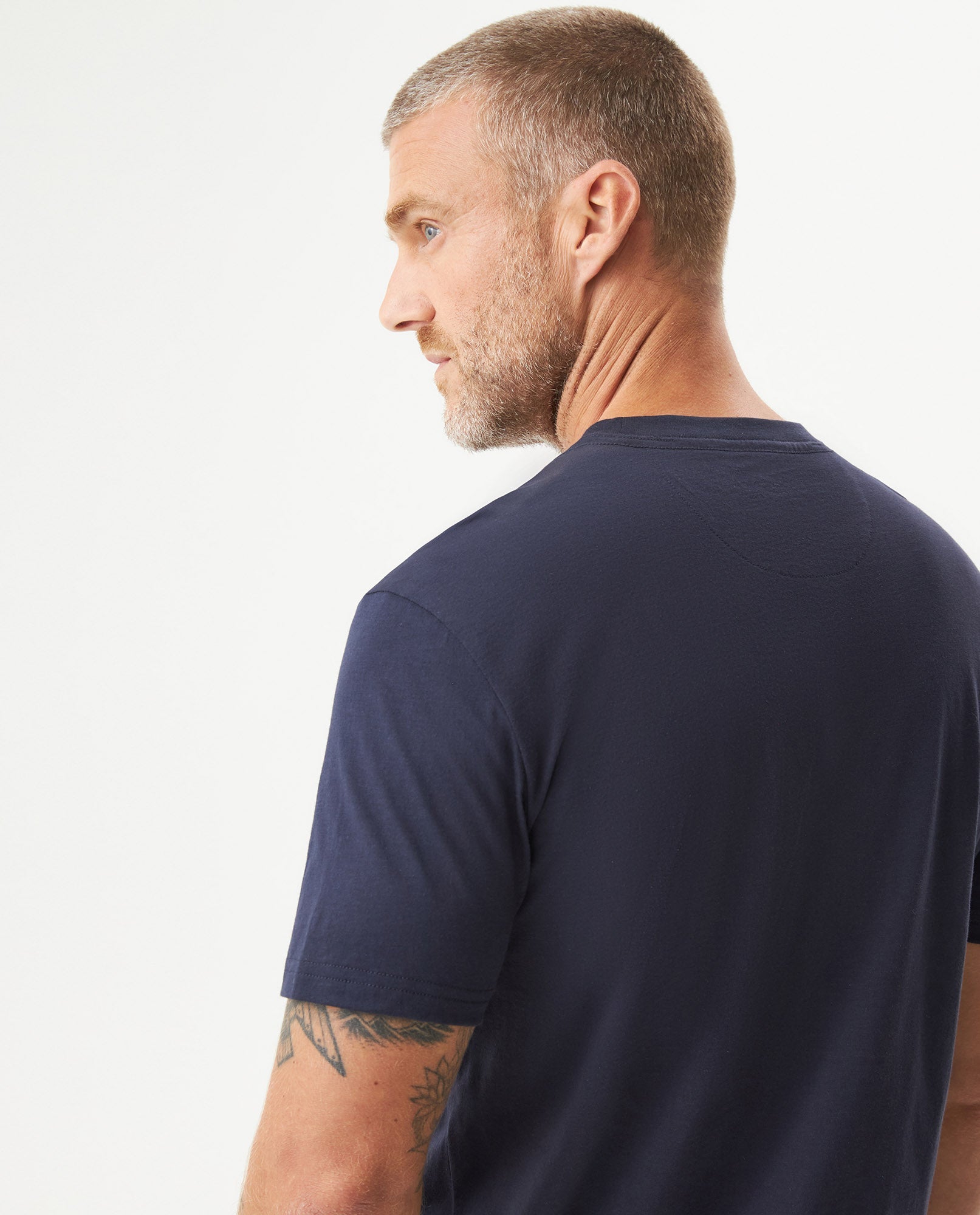 Men's Essential Slim Fit Short Sleeve T-shirt in Pima Cotton, Heritage - 6