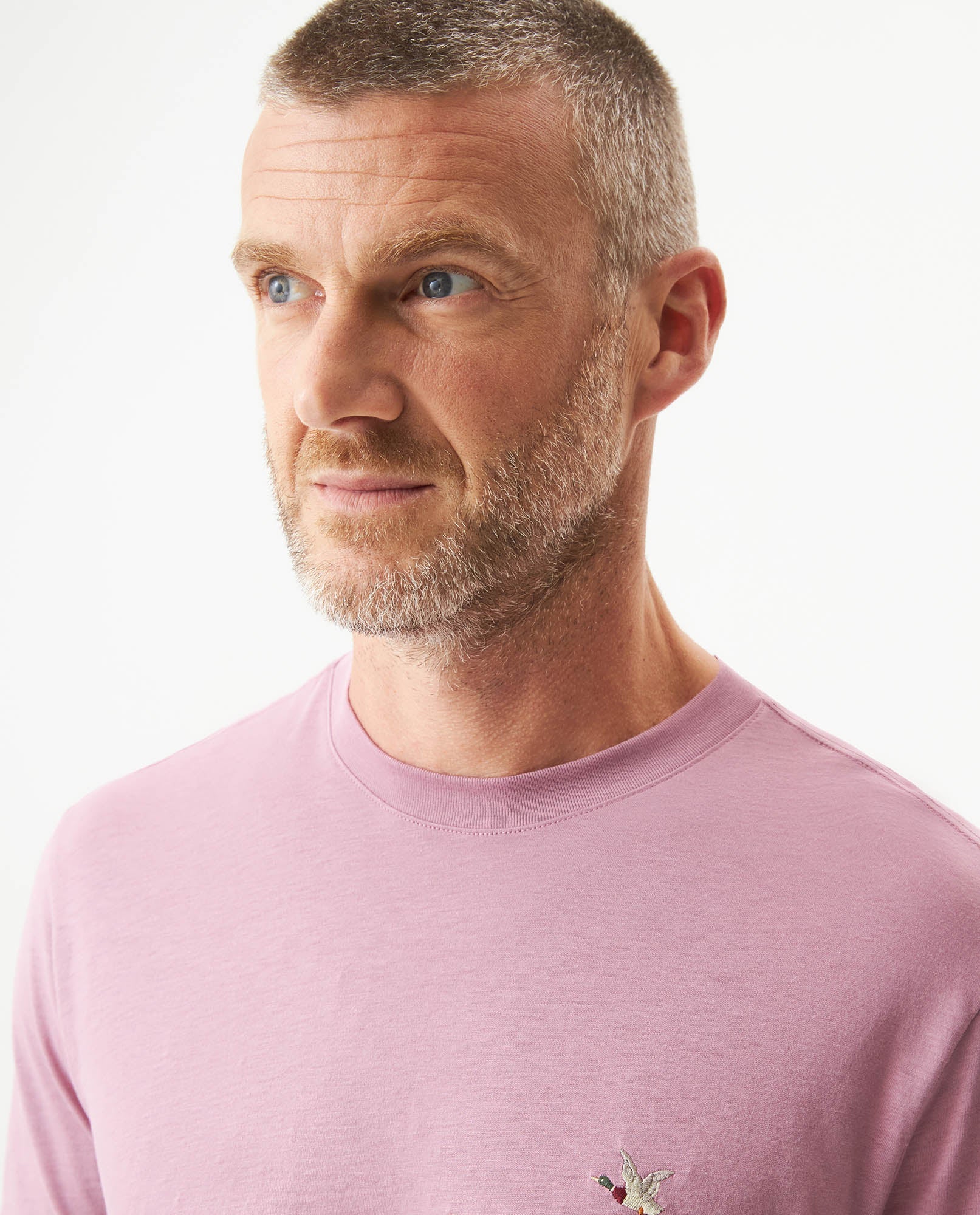 Men's Essential Slim Fit Short Sleeve T-shirt in Pima Cotton, Heritage - 4