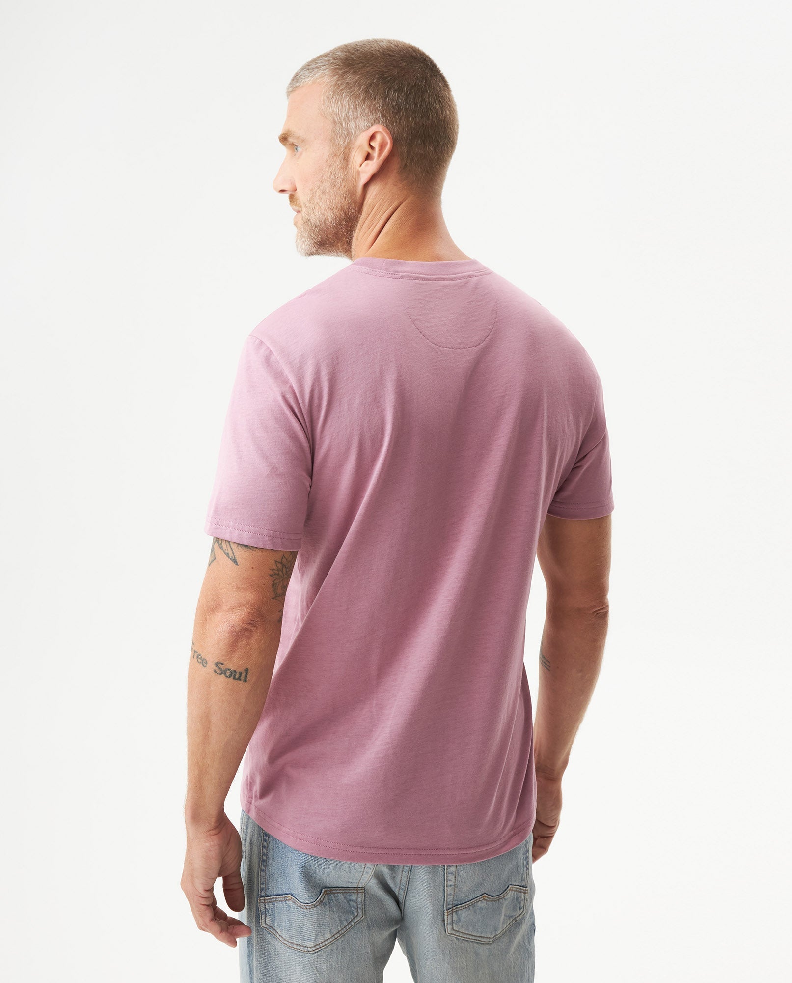 Men's Essential Slim Fit Short Sleeve T-shirt in Pima Cotton, Heritage - 5