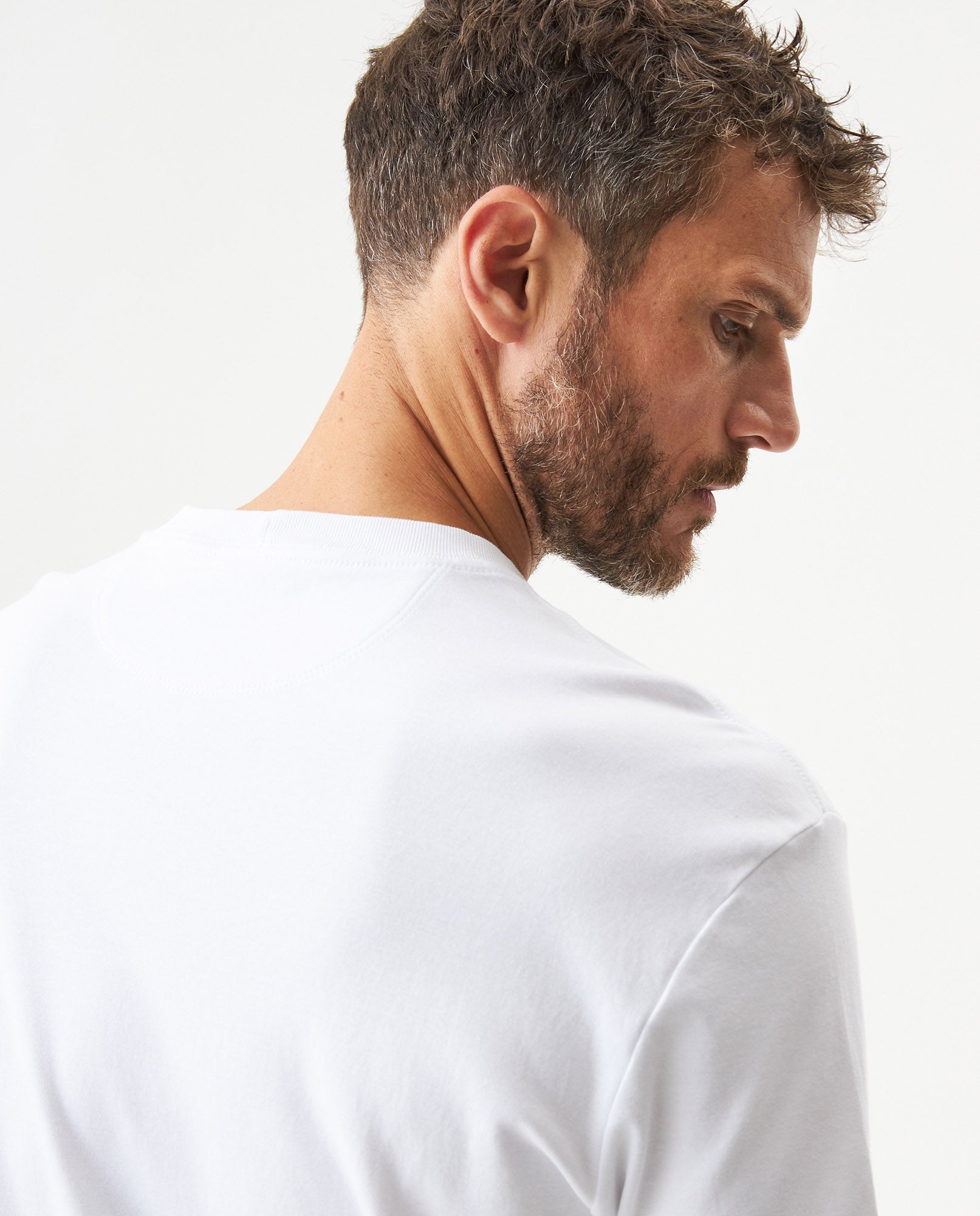 Men's Classic Fit Printed T-shirt in Cotton, Shipyard - 6