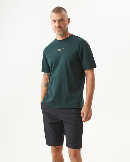 Men's Classic Fit Printed T-shirt in Cotton, Bayside - 2