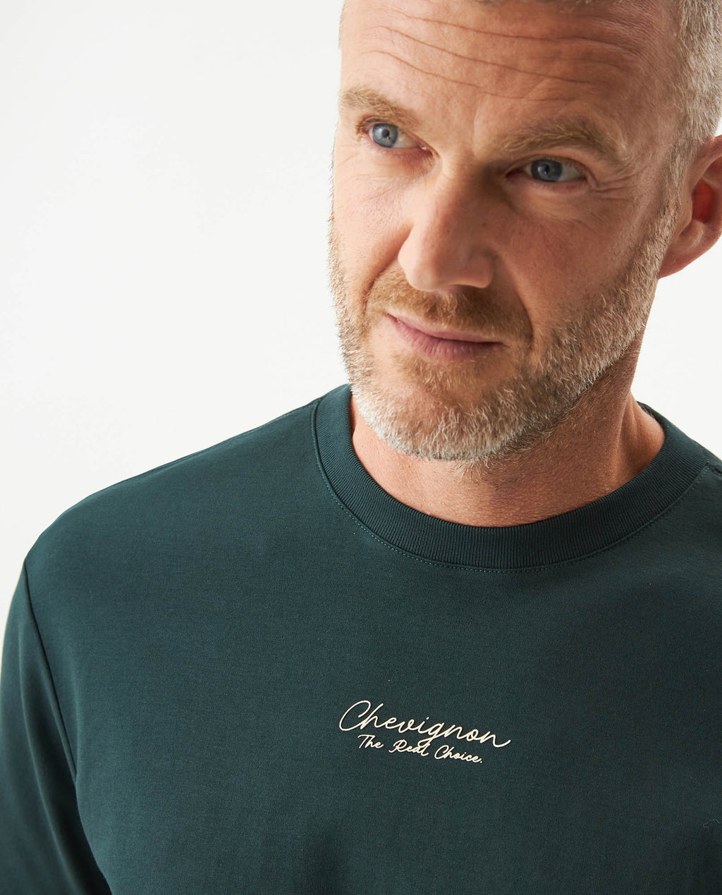 Men's Classic Fit Printed T-shirt in Cotton, Bayside - 4