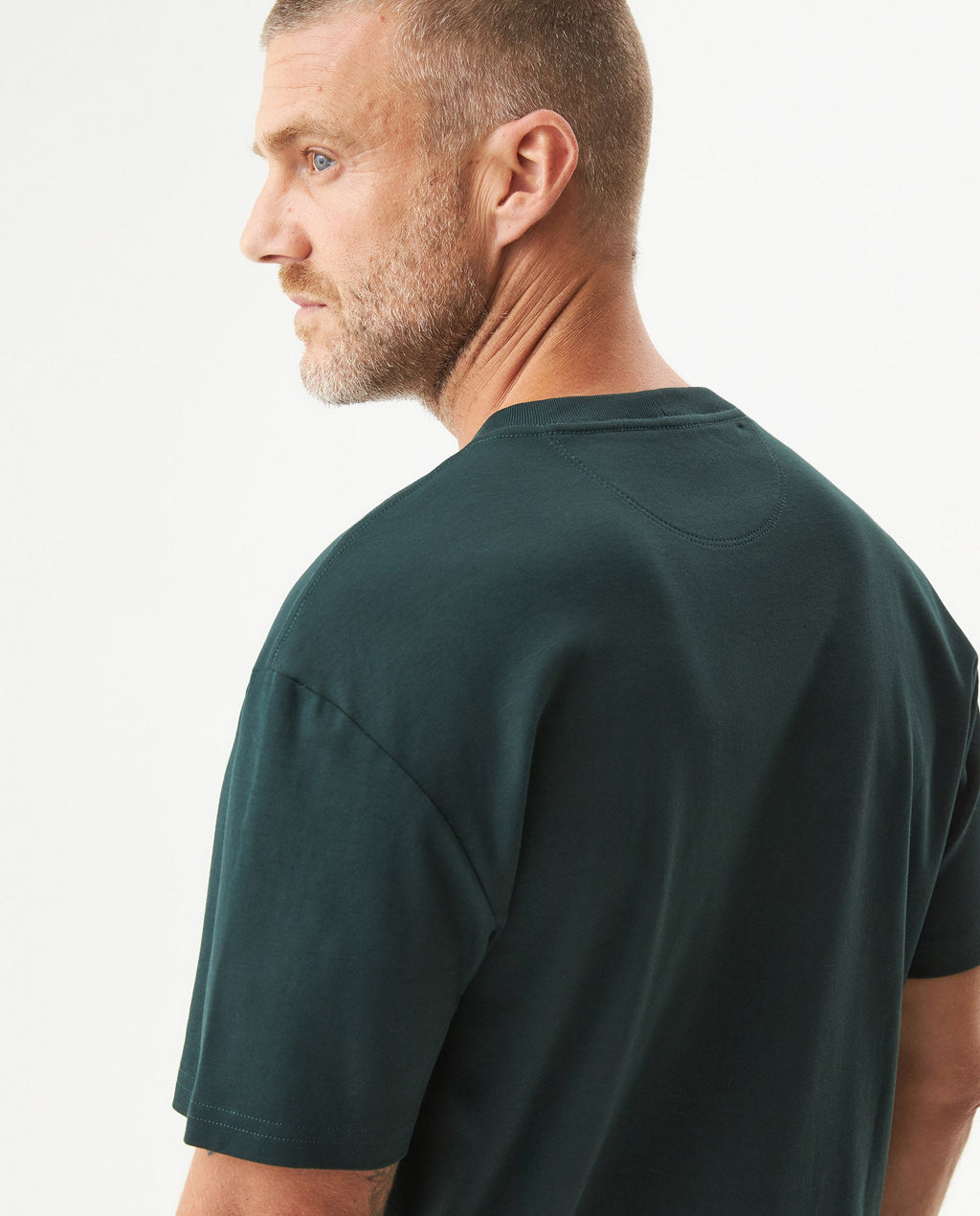 Men's Classic Fit Printed T-shirt in Cotton, Bayside - 6