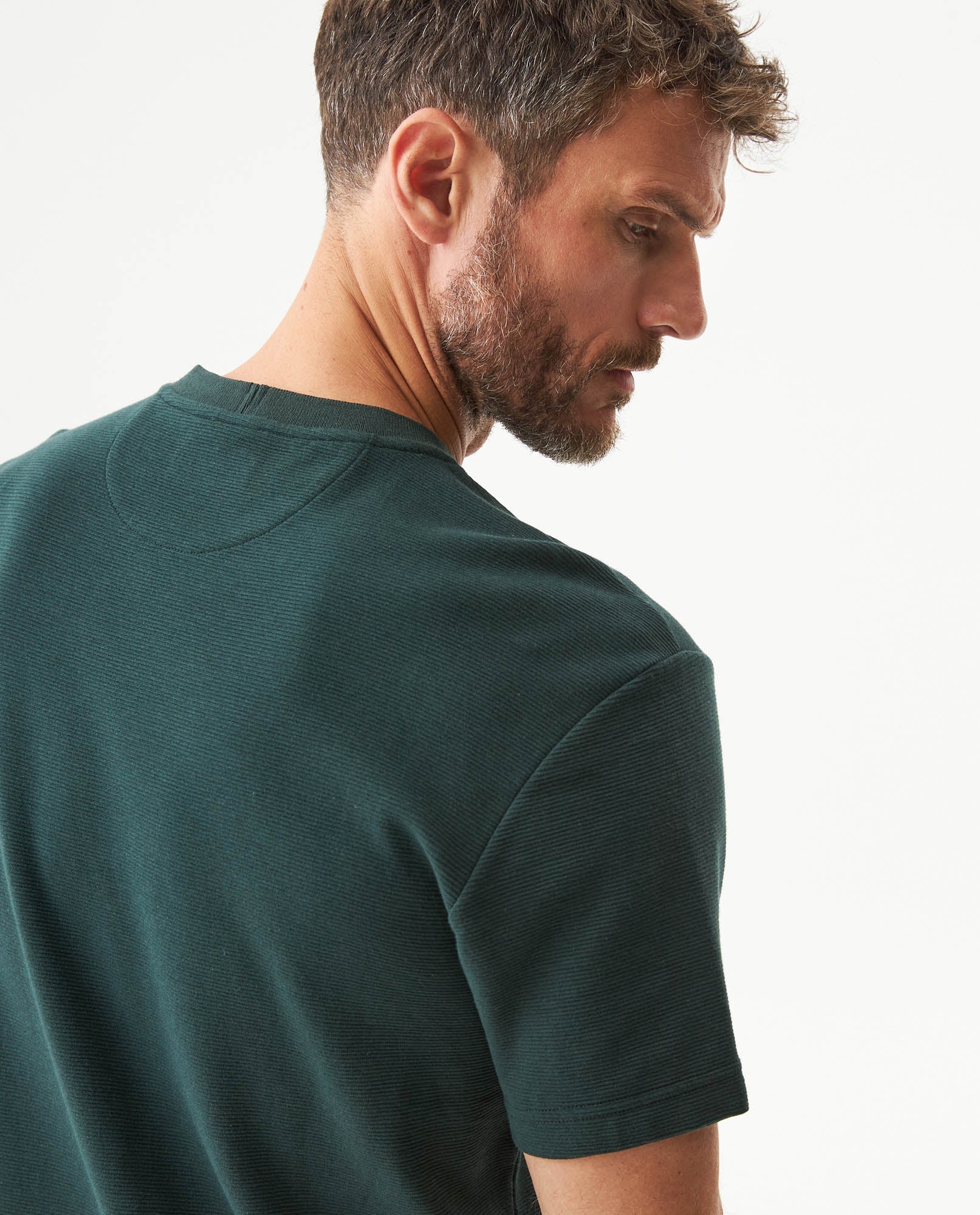 Men's Classic Fit Embroidered T-shirt in Cotton, Moorings - 6